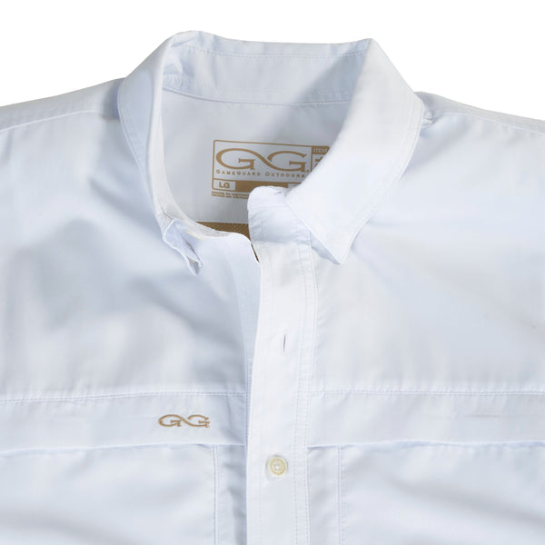 GameGuard camisa de Microfibra Blanco ] Manga corta