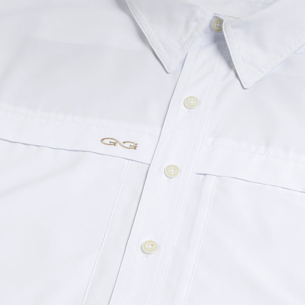 GameGuard camisa de Microfibra Blanco ] Manga corta