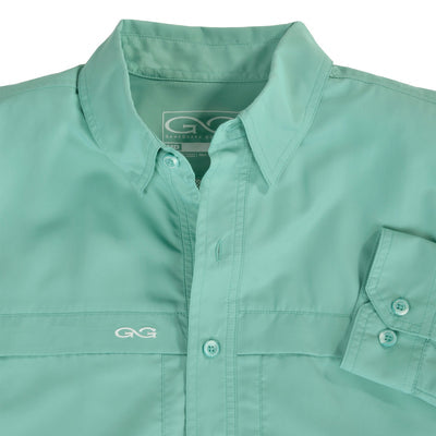 GameGuard camisa de Microfibra Dorado] Manga larga