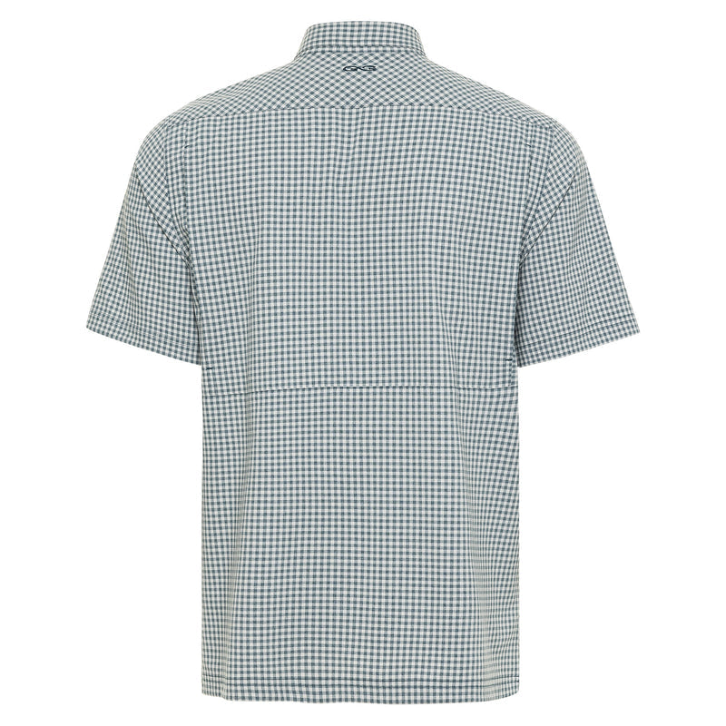 GameGuard camisa TeckCheck Oceanic ] Manga corta